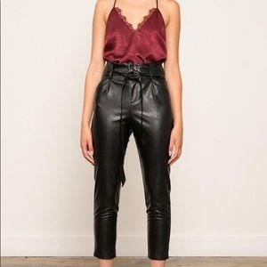 Lucy Paris Faux Leather Pant,